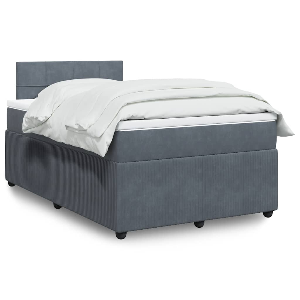 Lit Boxspring Avec Matelas Velours
