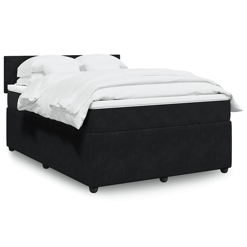 Lit Boxspring Avec Matelas Velours