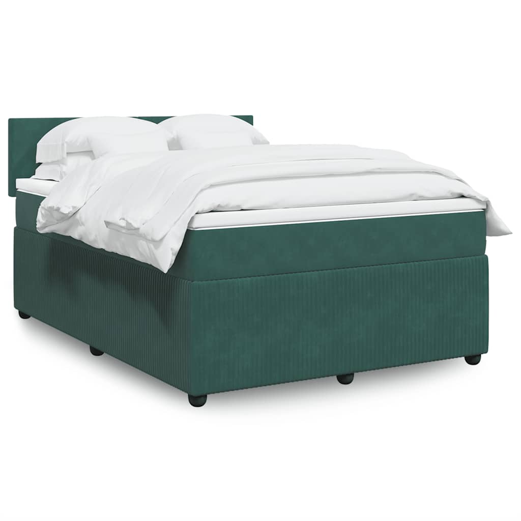 Lit Boxspring Avec Matelas Velours