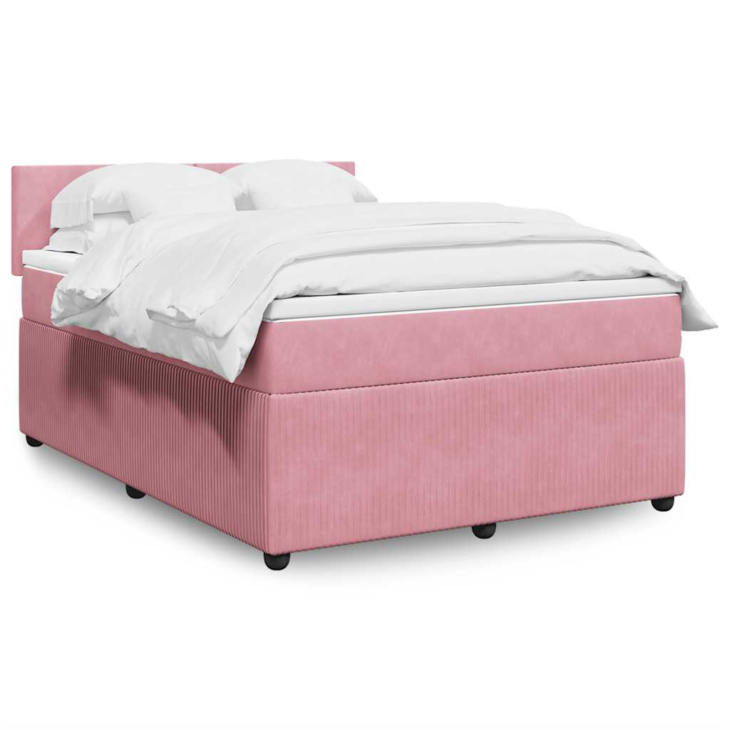 Lit Boxspring Avec Matelas Velours