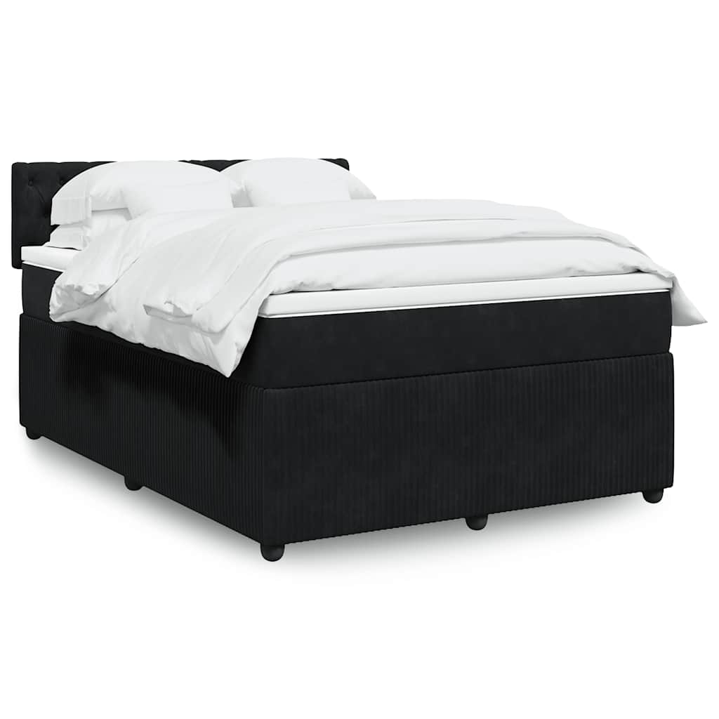 Lit Boxspring Avec Matelas Velours