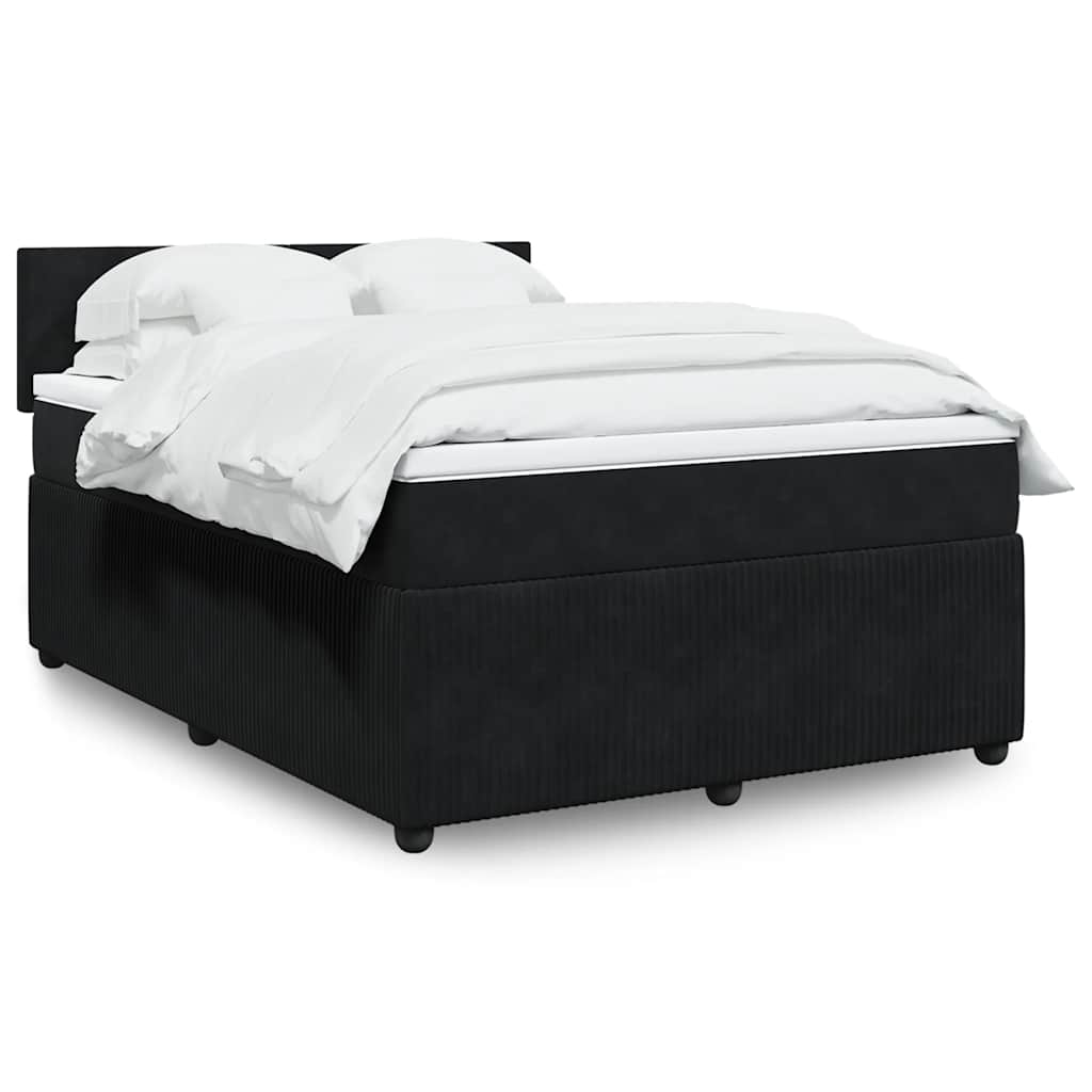 Lit Boxspring Avec Matelas Velours