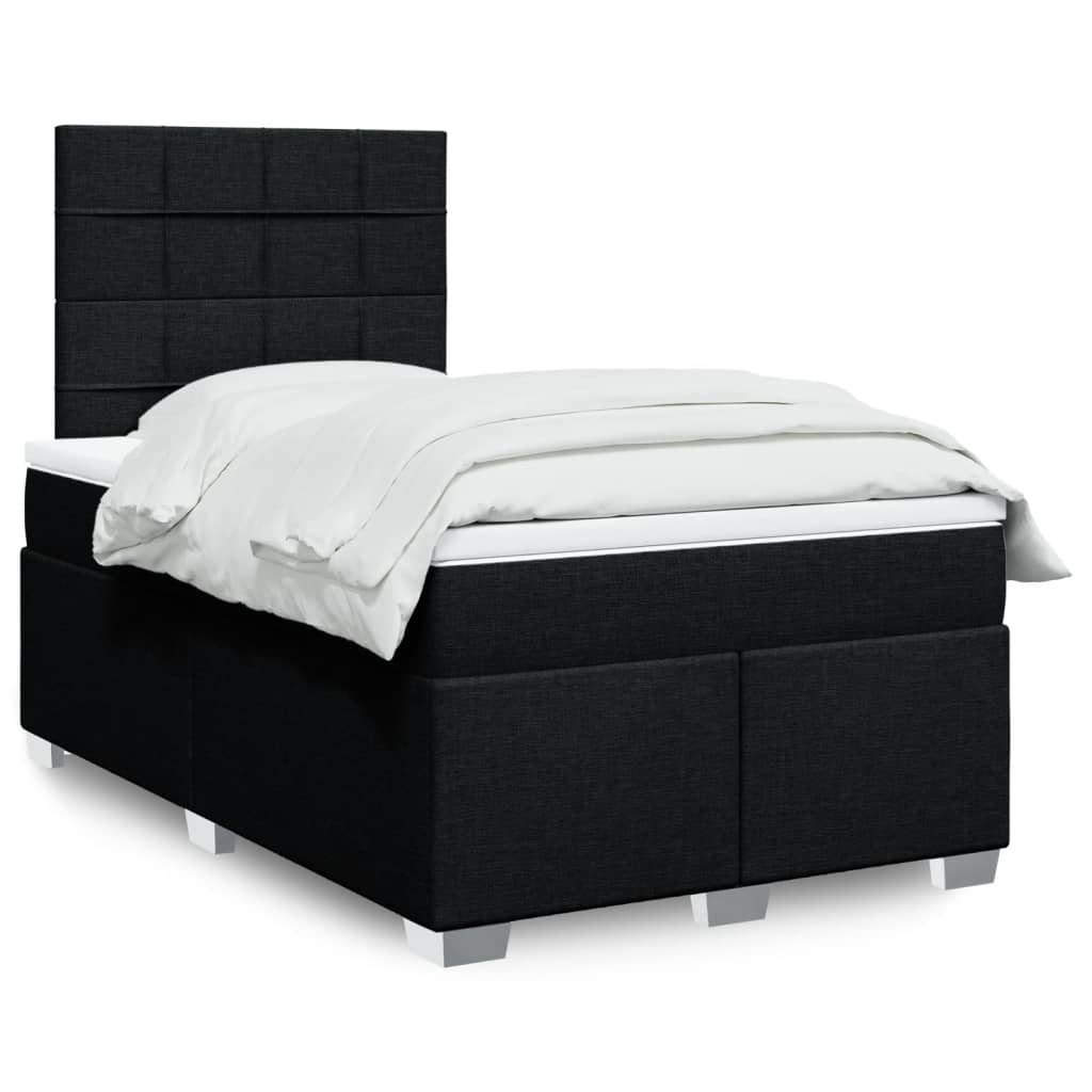 Lit Boxspring Avec Matelas Tissu