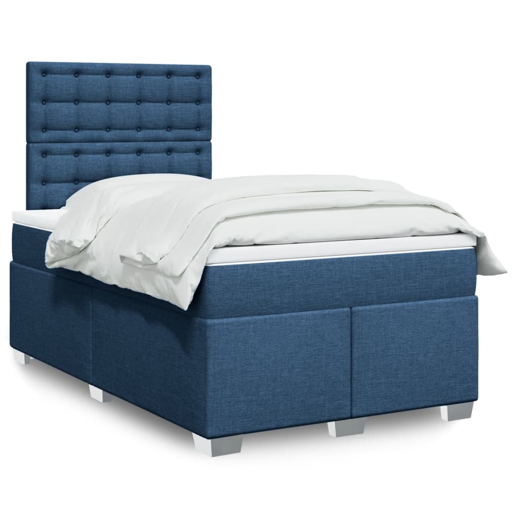 Lit Boxspring Avec Matelas Tissu