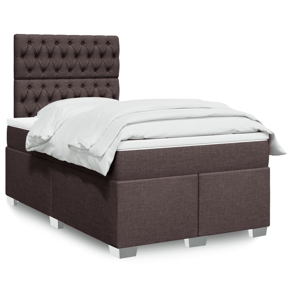 Lit Boxspring Avec Matelas Tissu
