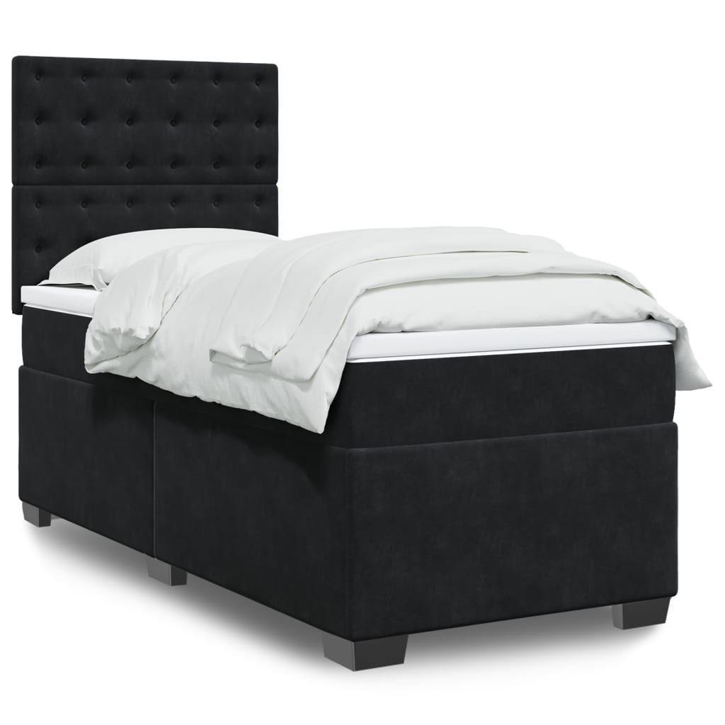 Lit Boxspring Avec Matelas Velours