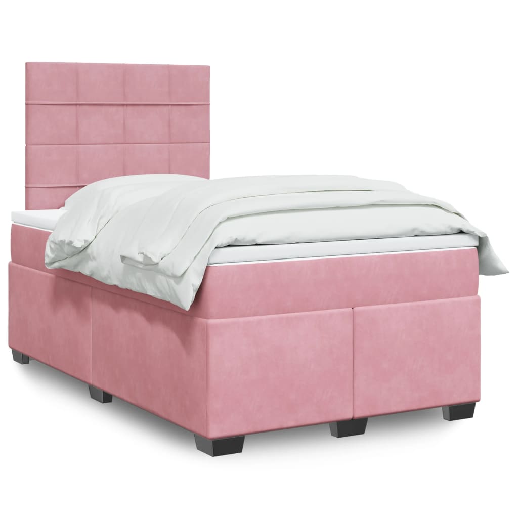 Lit Boxspring Avec Matelas Velours
