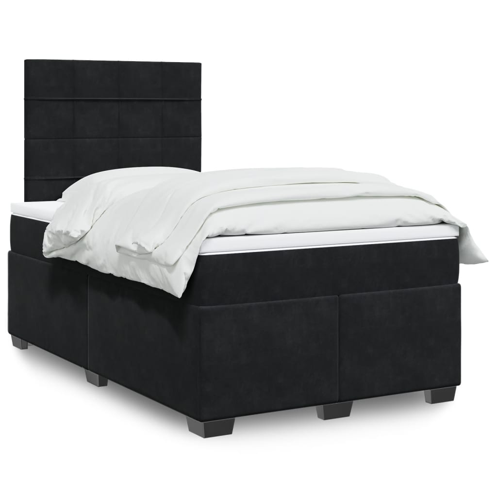 Lit Boxspring Avec Matelas Velours