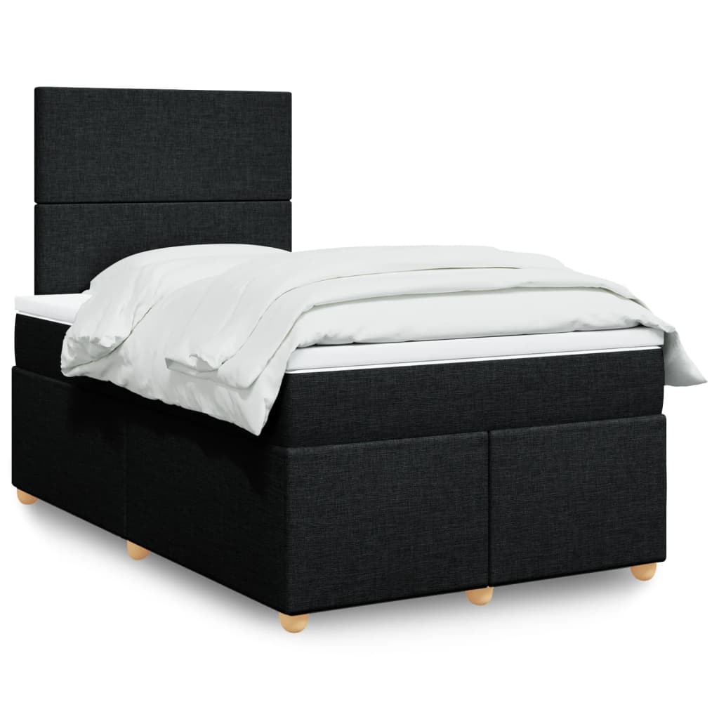 Lit Boxspring Avec Matelas Tissu