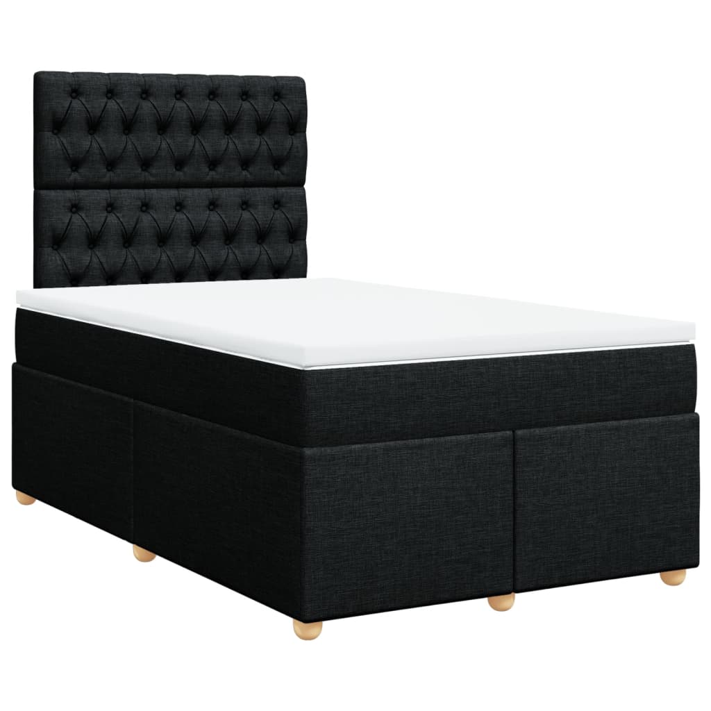Lit Boxspring Avec Matelas Tissu