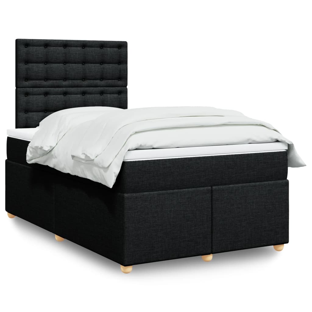 Lit Boxspring Avec Matelas Tissu