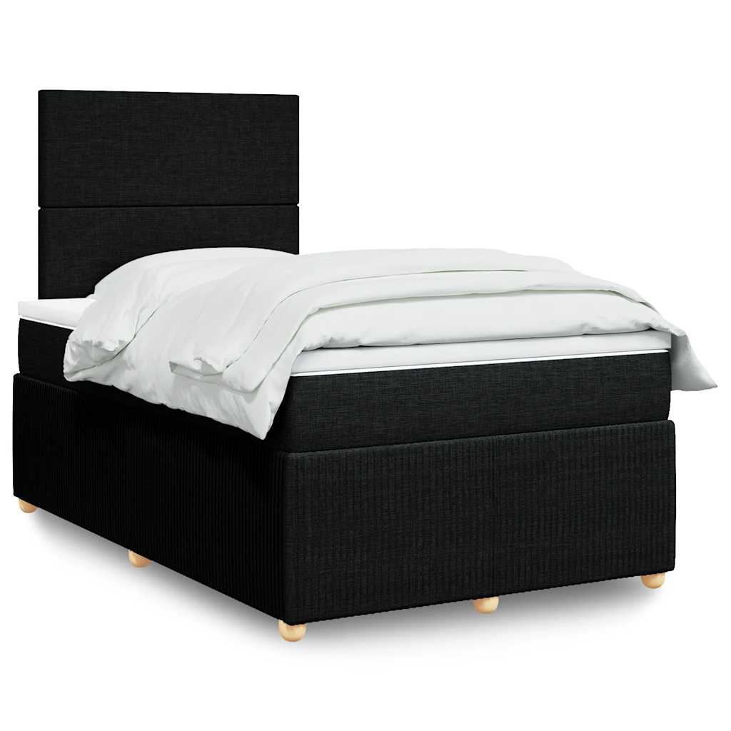 Lit Boxspring Avec Matelas Tissu