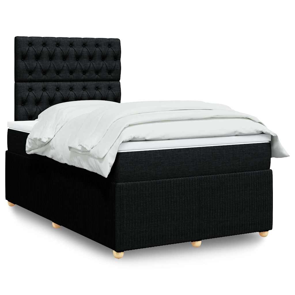Lit Boxspring Avec Matelas Tissu