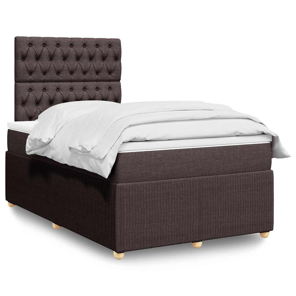 Lit Boxspring Avec Matelas Tissu