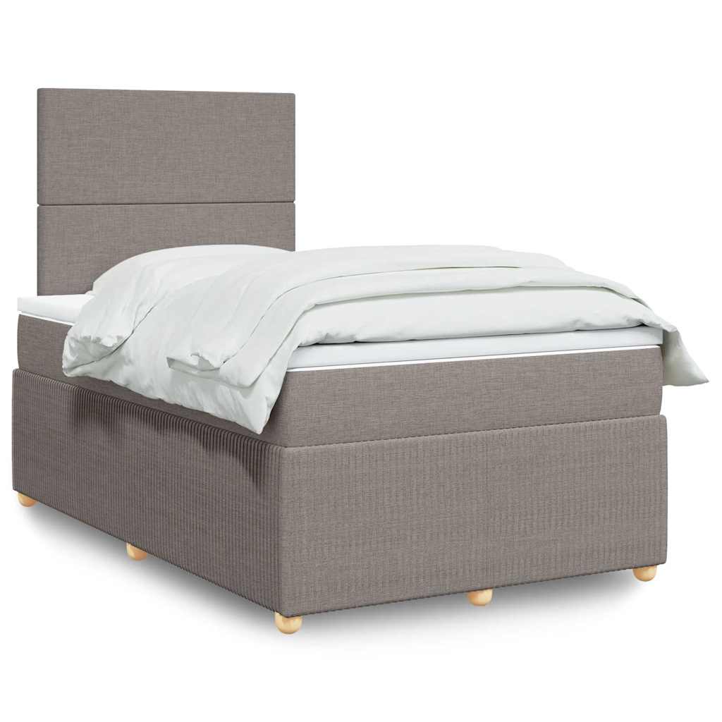 Lit Boxspring Avec Matelas Tissu