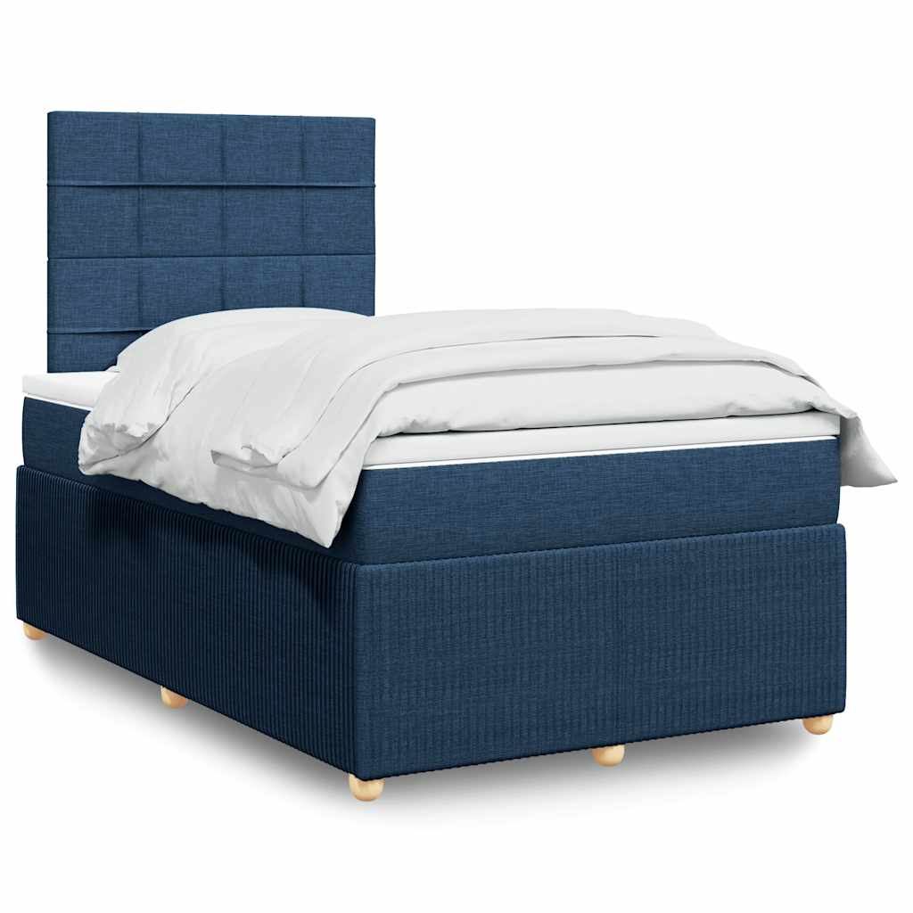 Lit Boxspring Avec Matelas Tissu