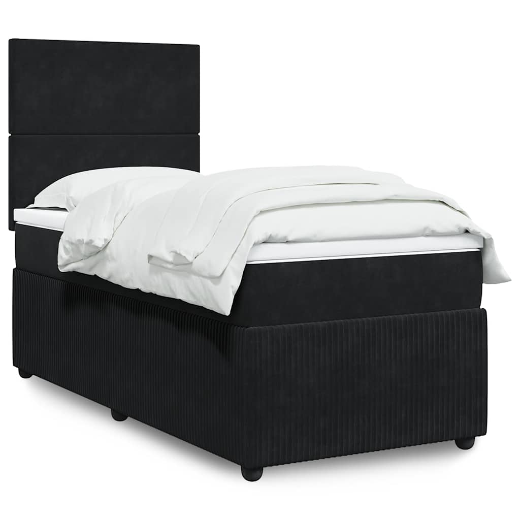 Lit Boxspring Avec Matelas Velours