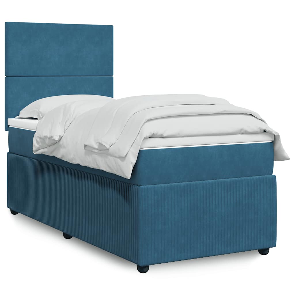 Lit Boxspring Avec Matelas Velours