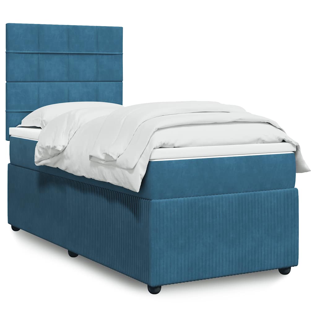 Lit Boxspring Avec Matelas Velours