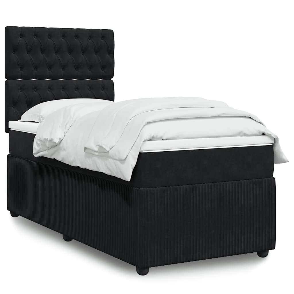 Lit Boxspring Avec Matelas Velours