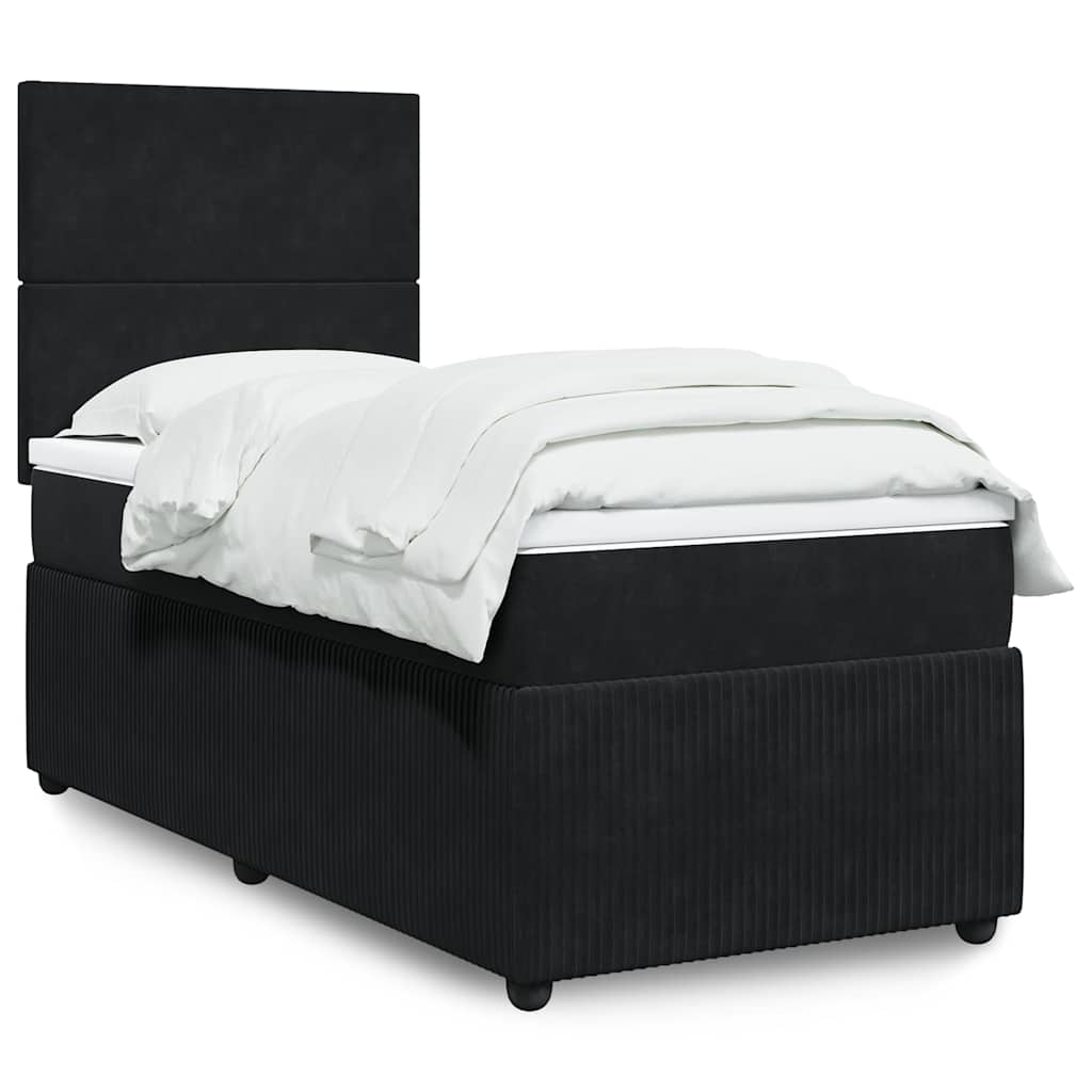 Lit Boxspring Avec Matelas Velours