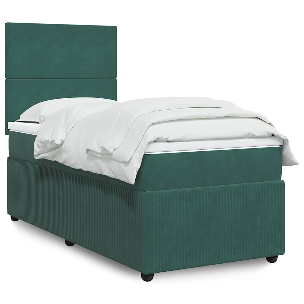 Lit Boxspring Avec Matelas Velours