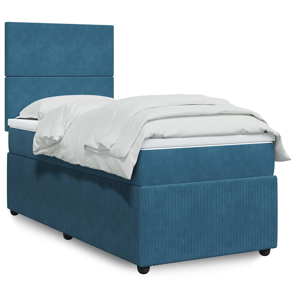 Lit Boxspring Avec Matelas Velours
