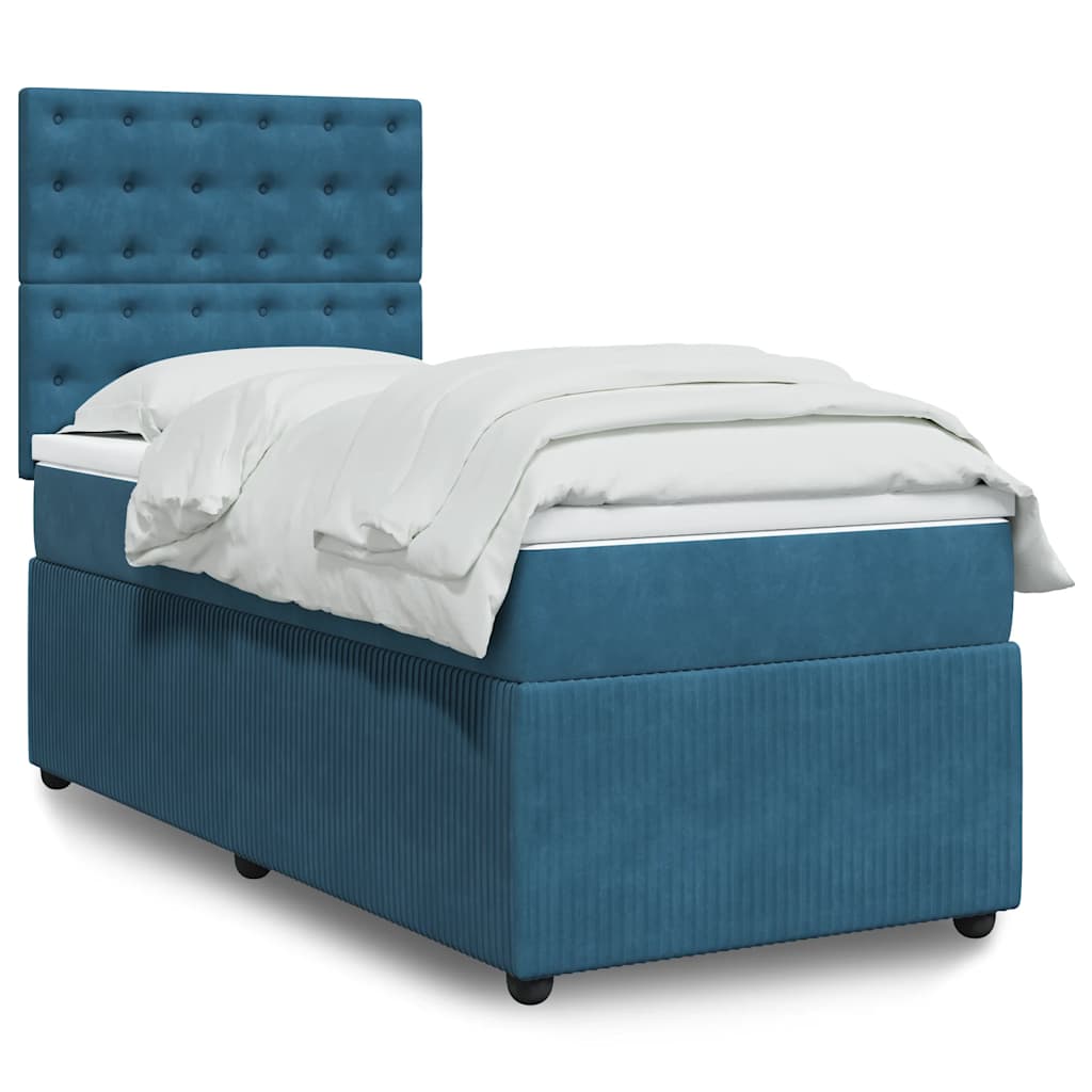 Lit Boxspring Avec Matelas Velours