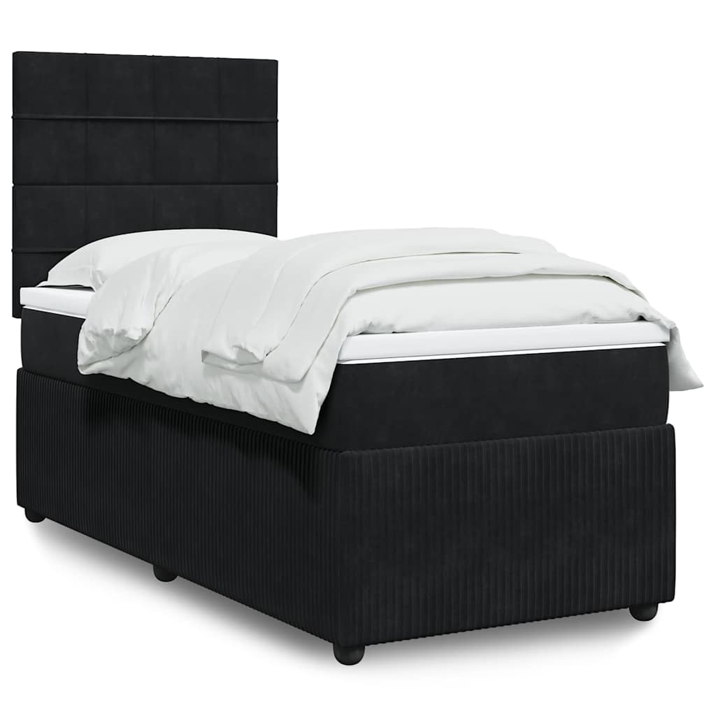 Lit Boxspring Avec Matelas Velours
