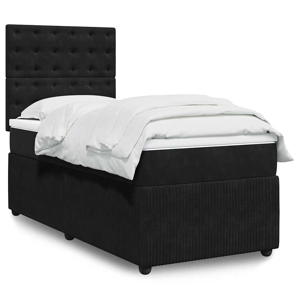 Lit Boxspring Avec Matelas Velours