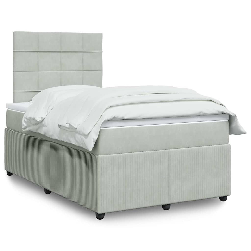 Lit Boxspring Avec Matelas Velours