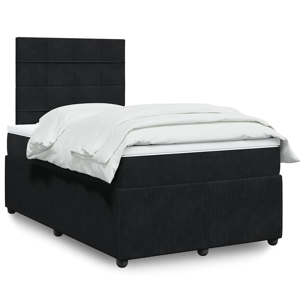 Lit Boxspring Avec Matelas Velours