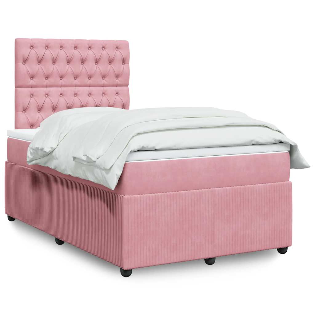 Lit Boxspring Avec Matelas Velours