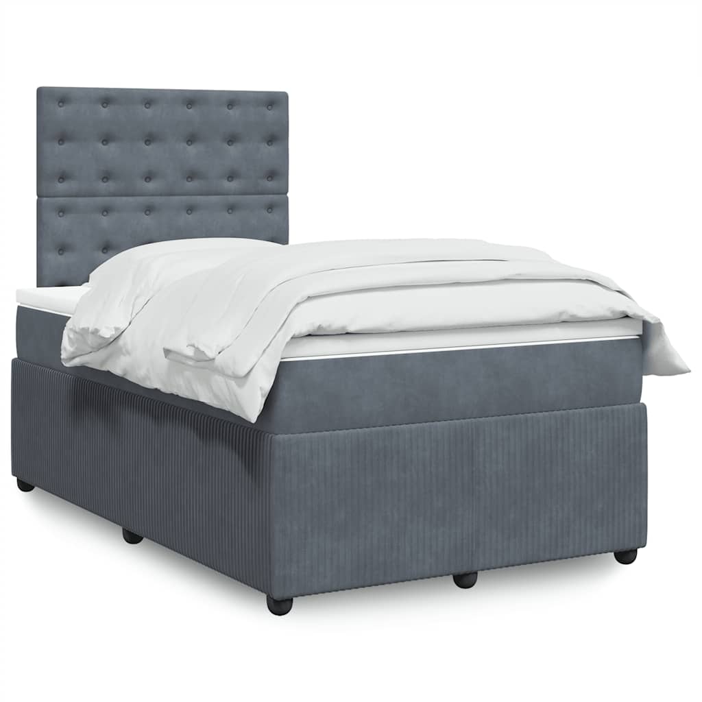 Lit Boxspring Avec Matelas Velours