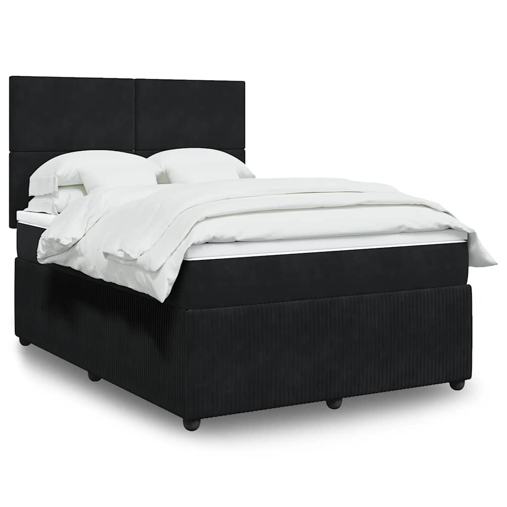 Lit Boxspring Avec Matelas Velours
