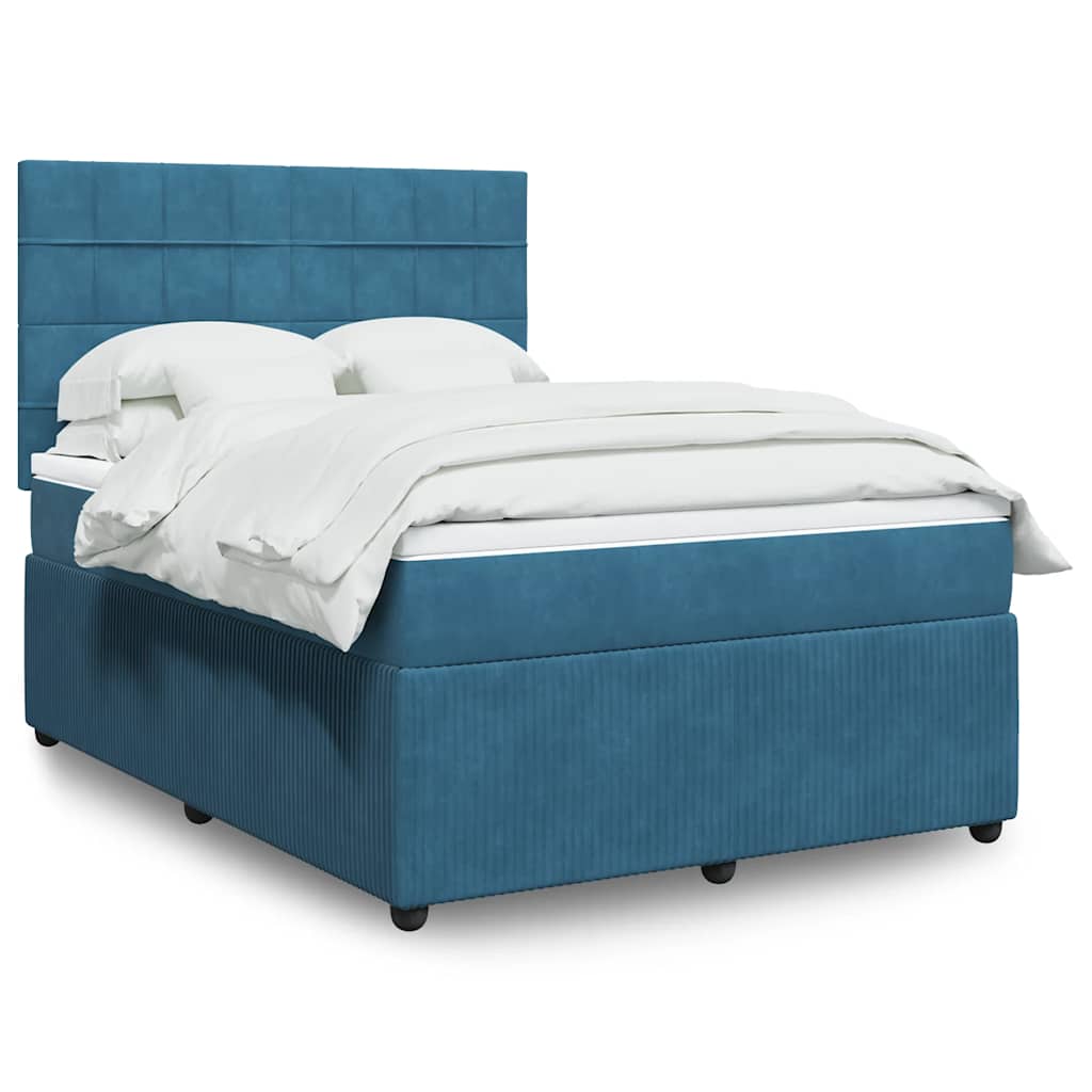 Lit Boxspring Avec Matelas Velours