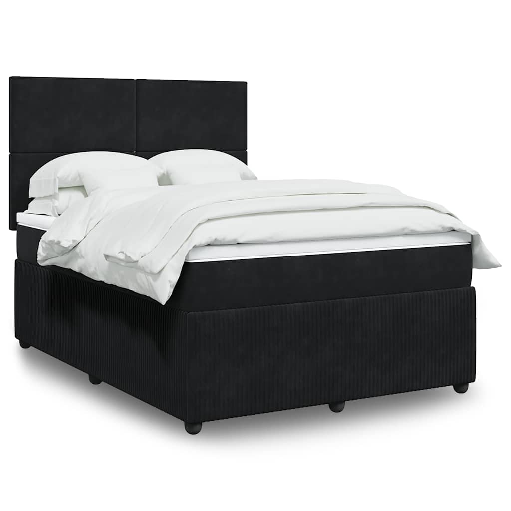 Lit Boxspring Avec Matelas Velours
