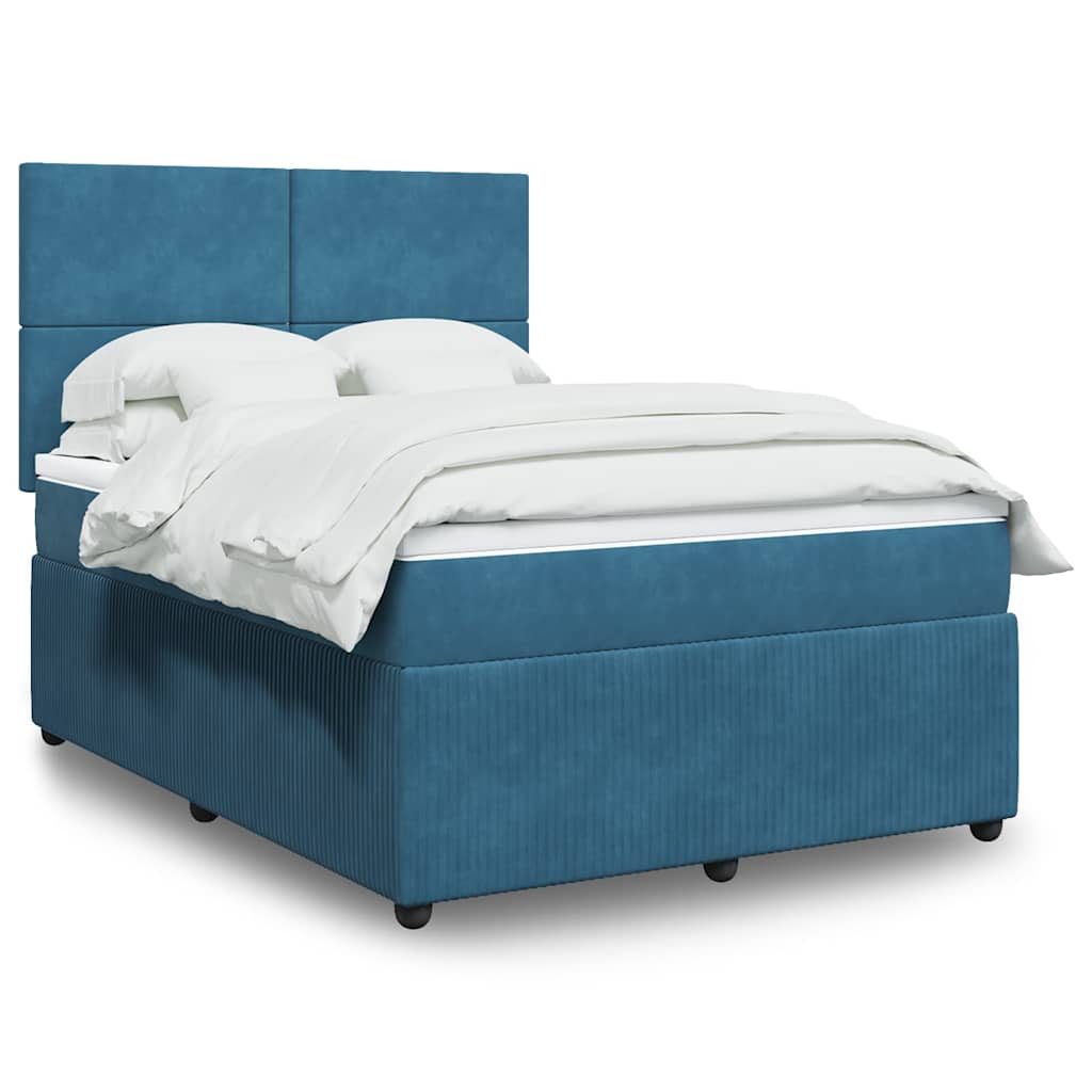 Lit Boxspring Avec Matelas Velours