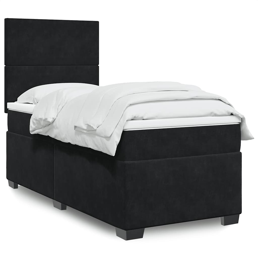 Lit Boxspring Avec Matelas Velours