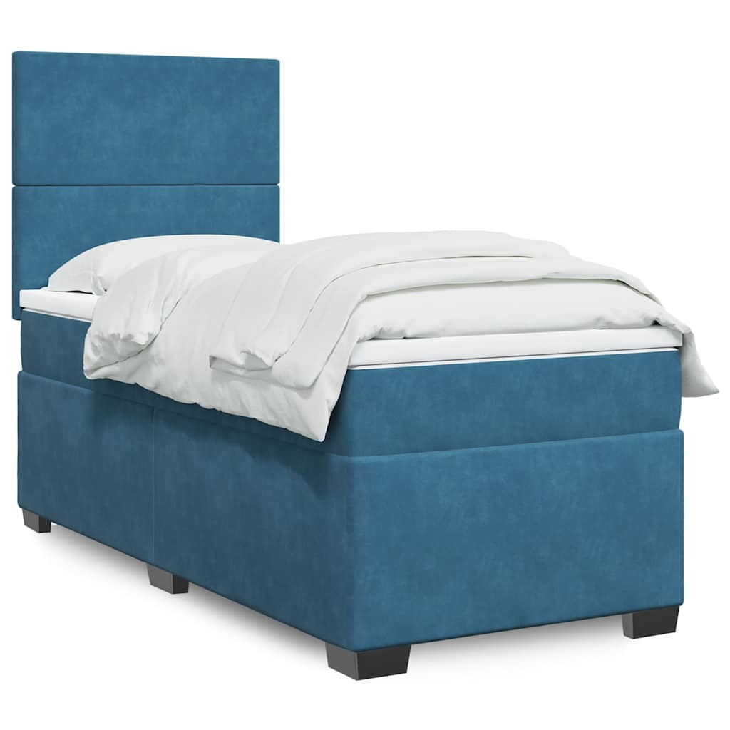 Lit Boxspring Avec Matelas Velours