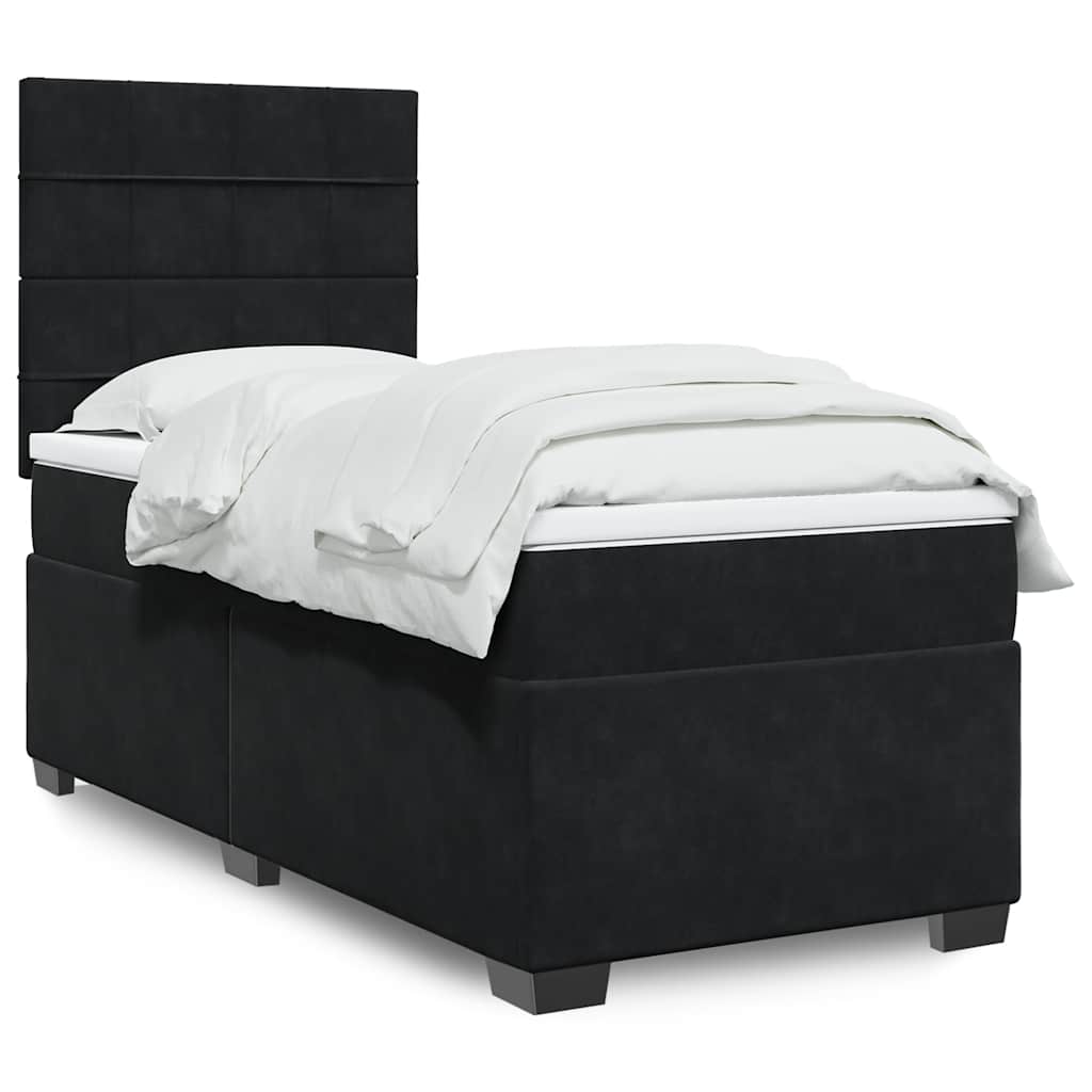 Lit Boxspring Avec Matelas Velours