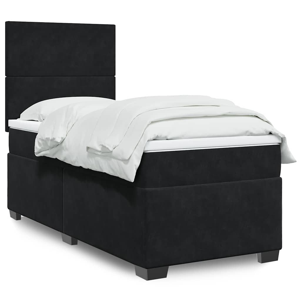 Lit Boxspring Avec Matelas Velours