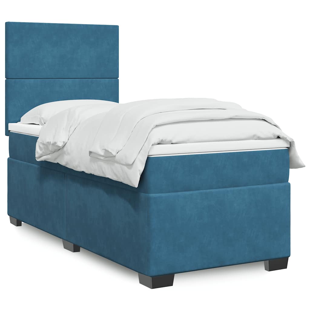 Lit Boxspring Avec Matelas Velours