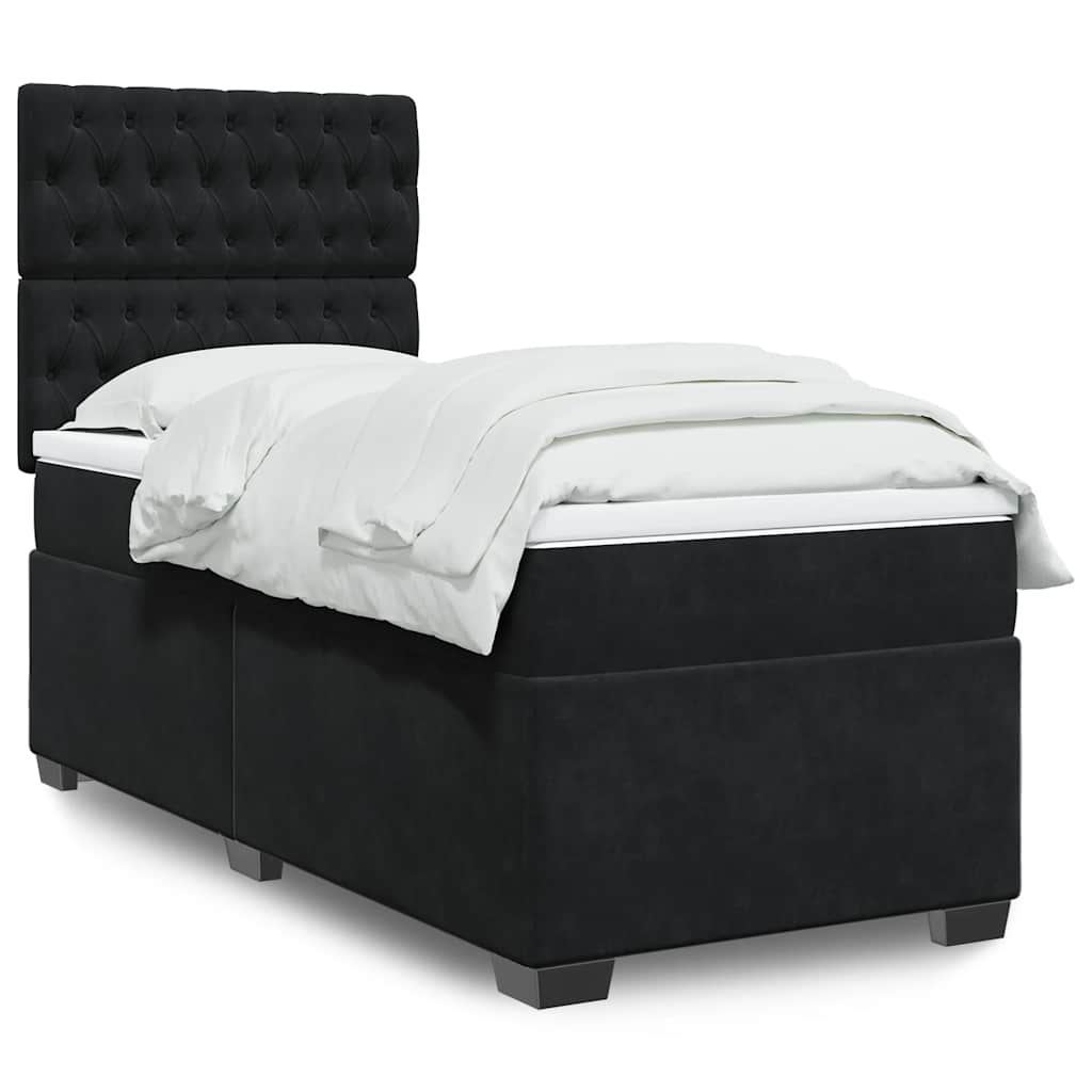 Lit Boxspring Avec Matelas Velours