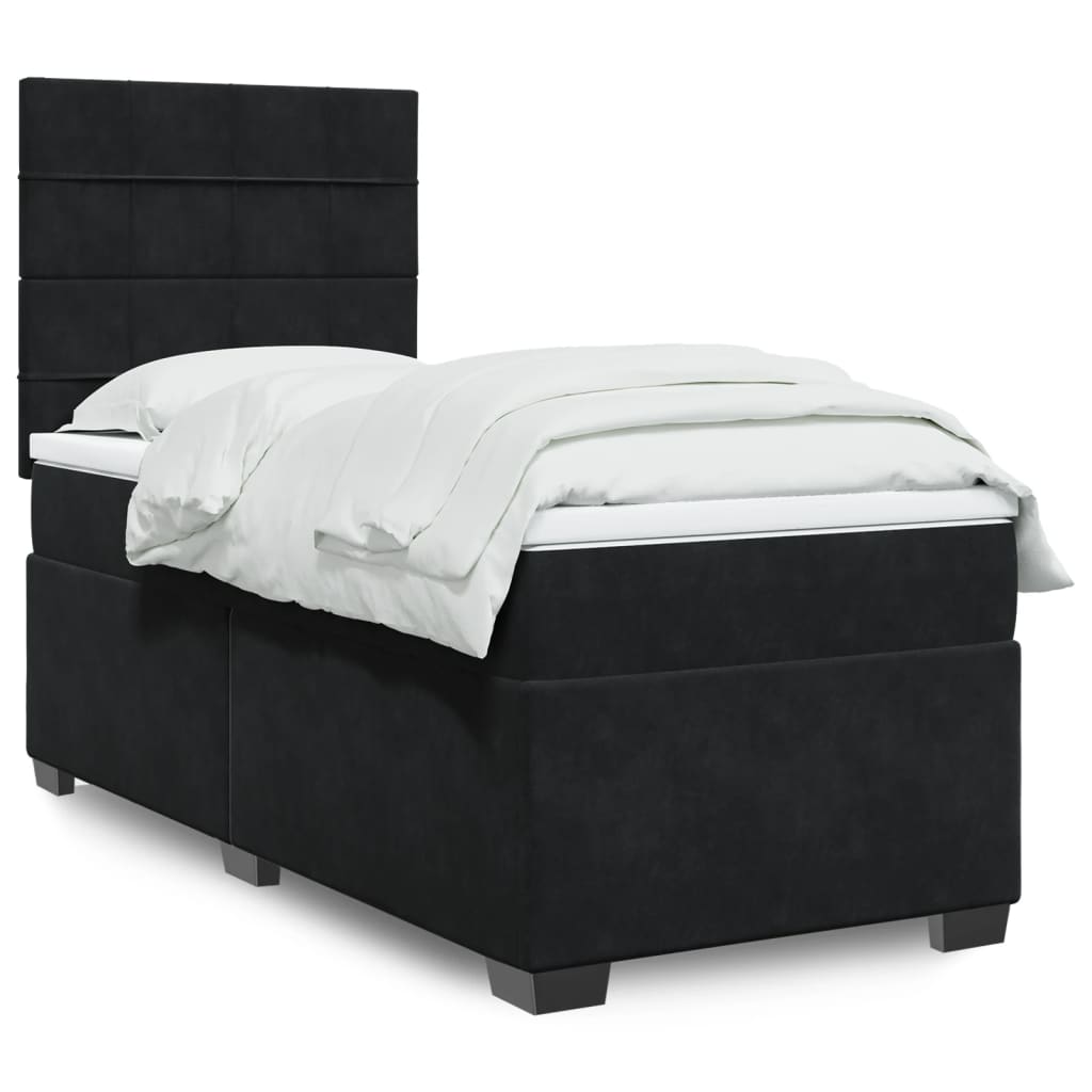 Lit Boxspring Avec Matelas Velours