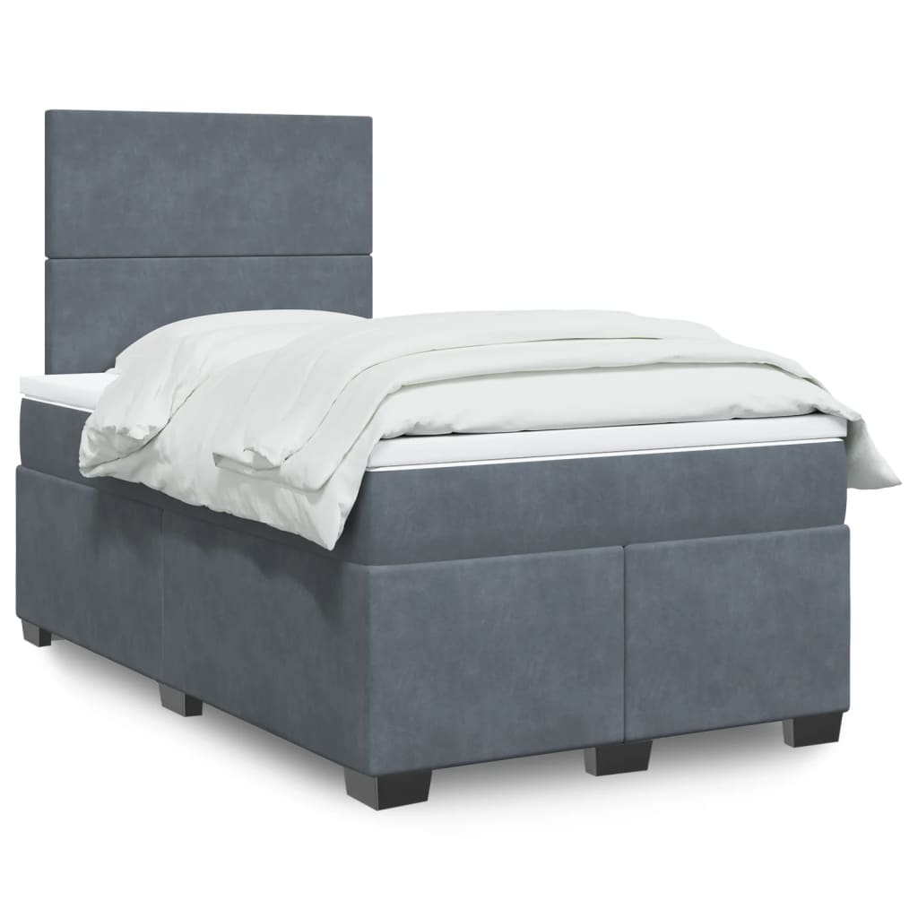 Lit Boxspring Avec Matelas Velours