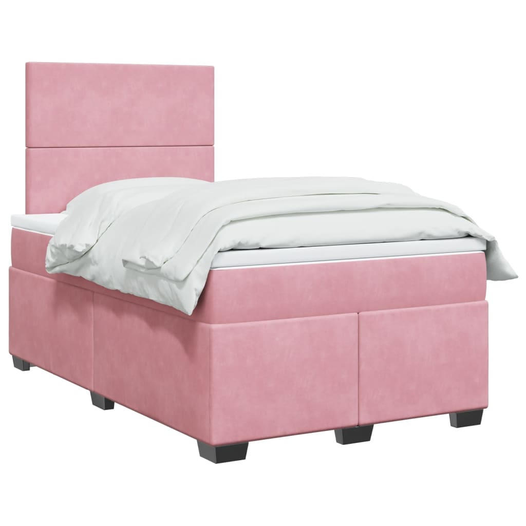 Lit Boxspring Avec Matelas Velours
