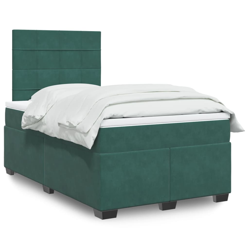 Lit Boxspring Avec Matelas Velours