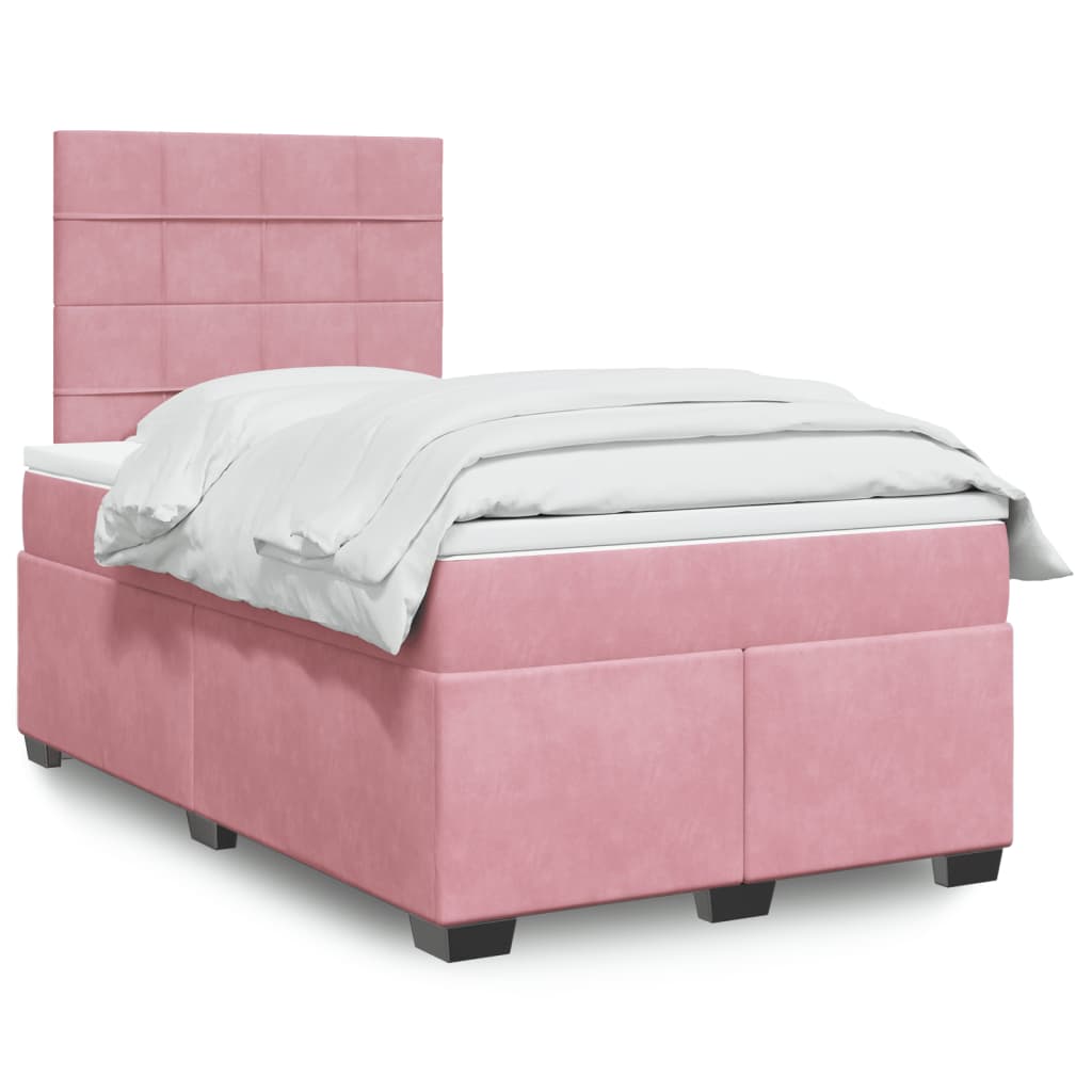 Lit Boxspring Avec Matelas Velours