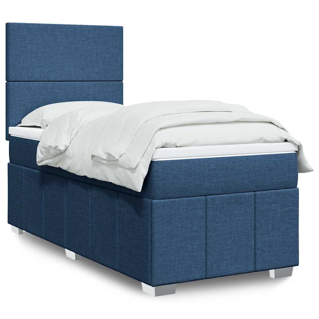Lit Boxspring Led Avec Matelas Tissu